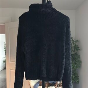 Cozy Black Turtleneck Sweater